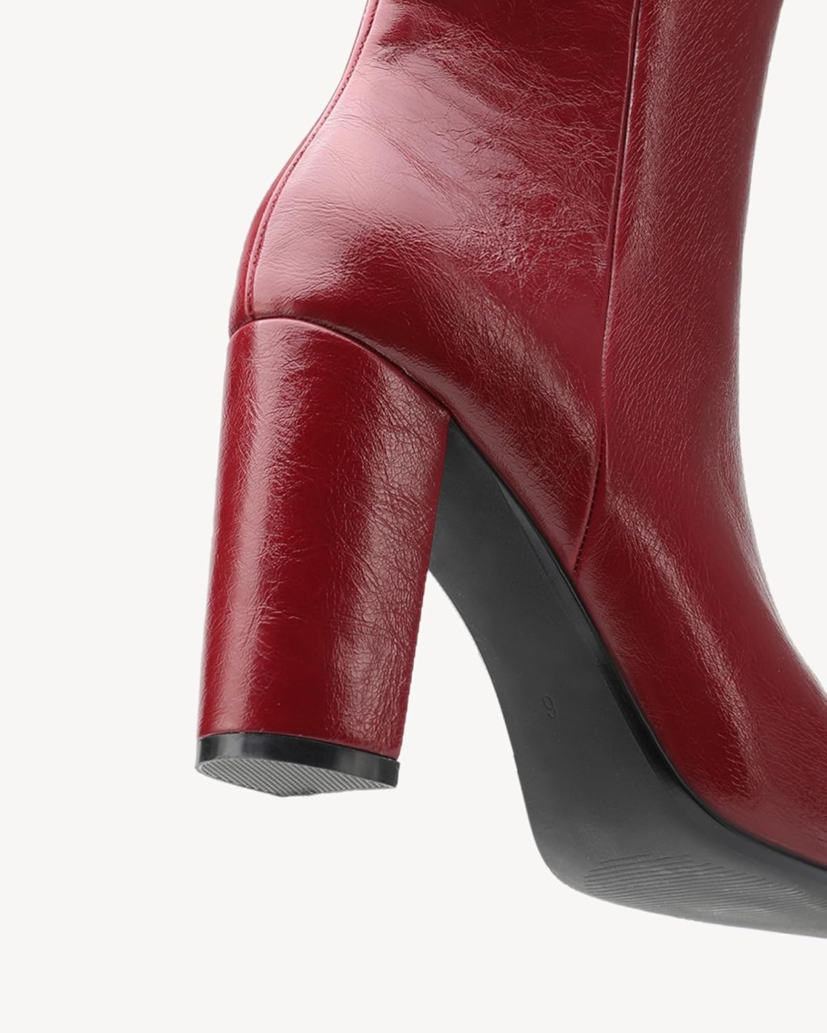 NEWBELLA Women's British Style Ankle Boots - Fashionable Vegan Leather Short Boots, Versatile Chunky Heel Booties for Everyday Wear - Image 5