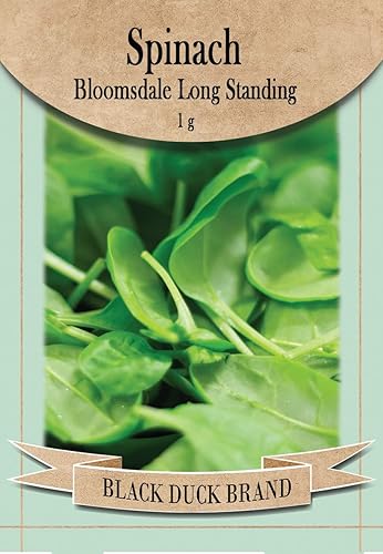 Miniatura 2 de Juego de 12 paquetes de semillas de verduras de espinaca, crea un jardín de lujo, todas las semillas son reliquias, 100% sin OMG (espinacas)