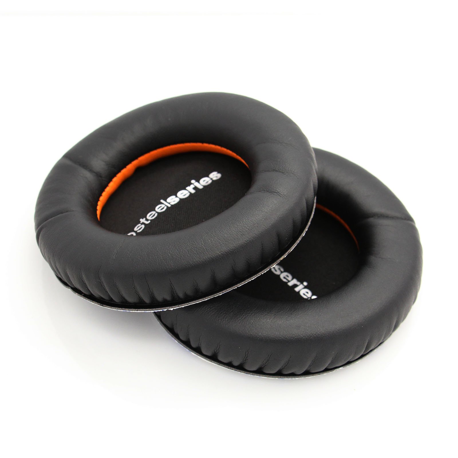 INF Ear Pads for Steelseries Siberia V2 Faux Leather Replacement Ear Pads Black 1 Pair