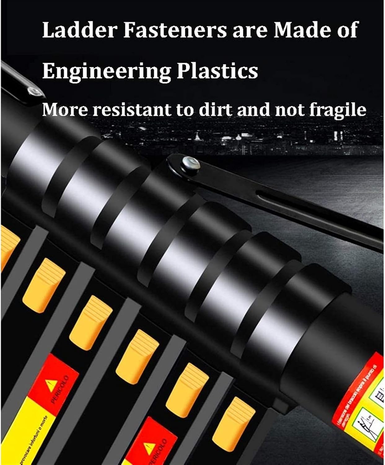 Ladders,Multi-Purpose Aluminumladder with Wheels, Heavy Dutyextension Ladder,for DIY Tool for Climb Home Builders Attic Work Place, Capacity 330 Lbs/2.2M/7.2Ft