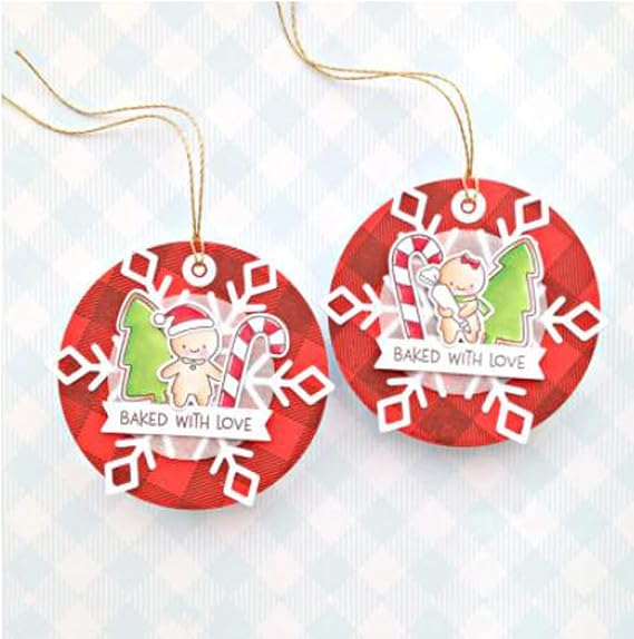 Nesting Circle Metal Die Cuts,Merry Christams Circle Round Border Cutting Dies Cut Stencils DIY Scrapbooking Decorative Embossing Paper Scrapbooking Card Making