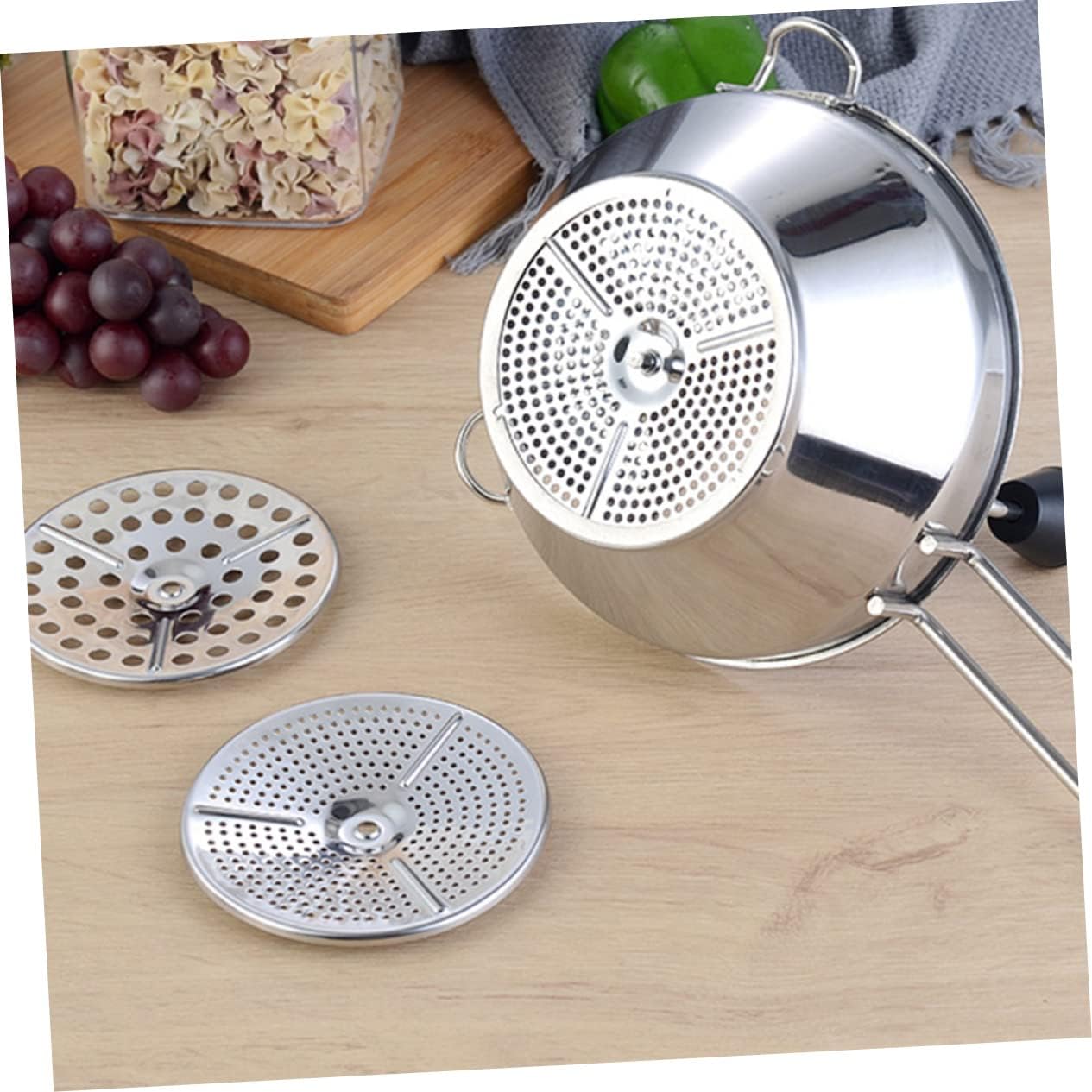Ciieeo Stainless Steel Potato Ricer Masher Food Press Tool for Vegetables Fruits and Potatoes Convenient Kitchen Gadget for Smooth Mashed Ergonomic Design