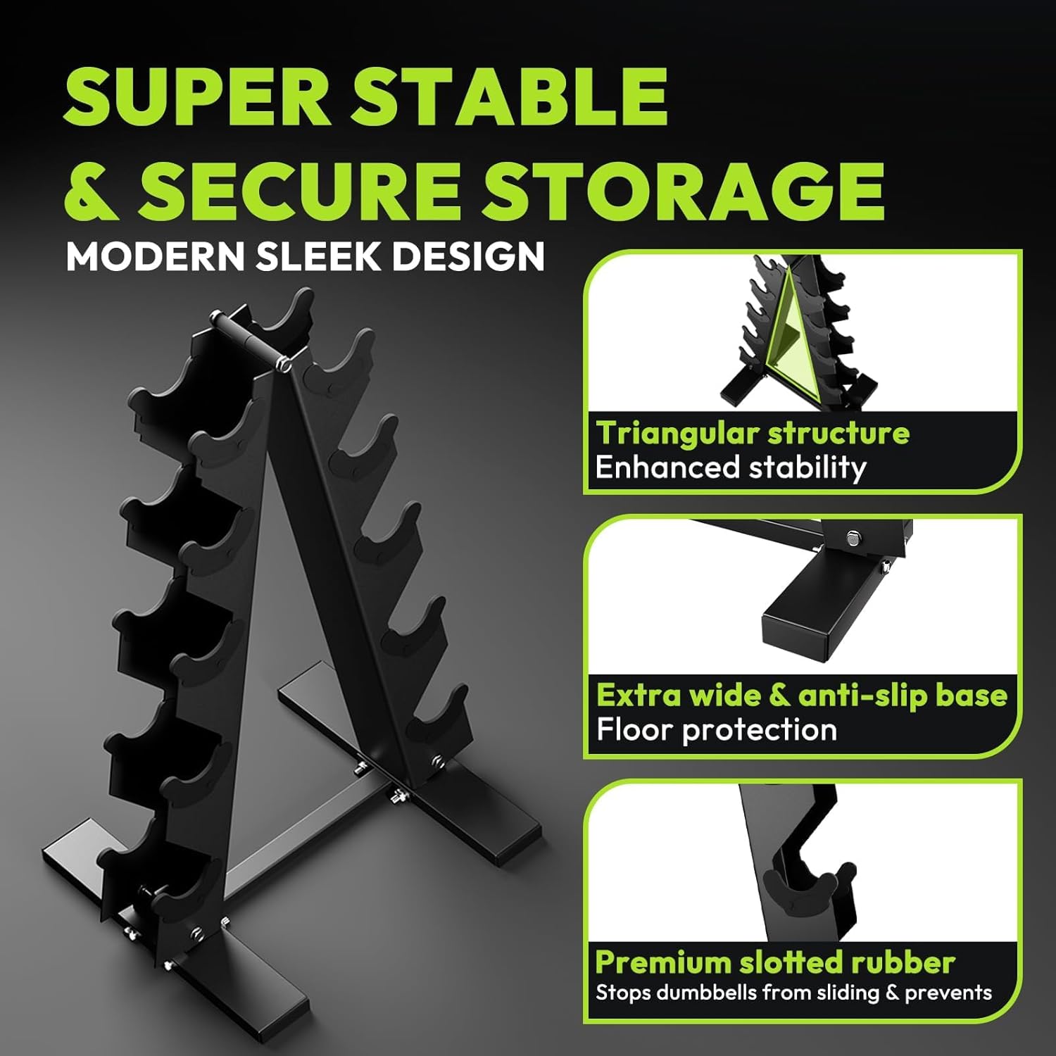 HANDBODE Hex Weights Dumbbell Set with Rack, Half-Pound Increment Rubber Coated Sets for Precision Weight Training & Micro-Loading, Free Hand Weight, Strengthtraining, Exercise, Fitness, Home Gym