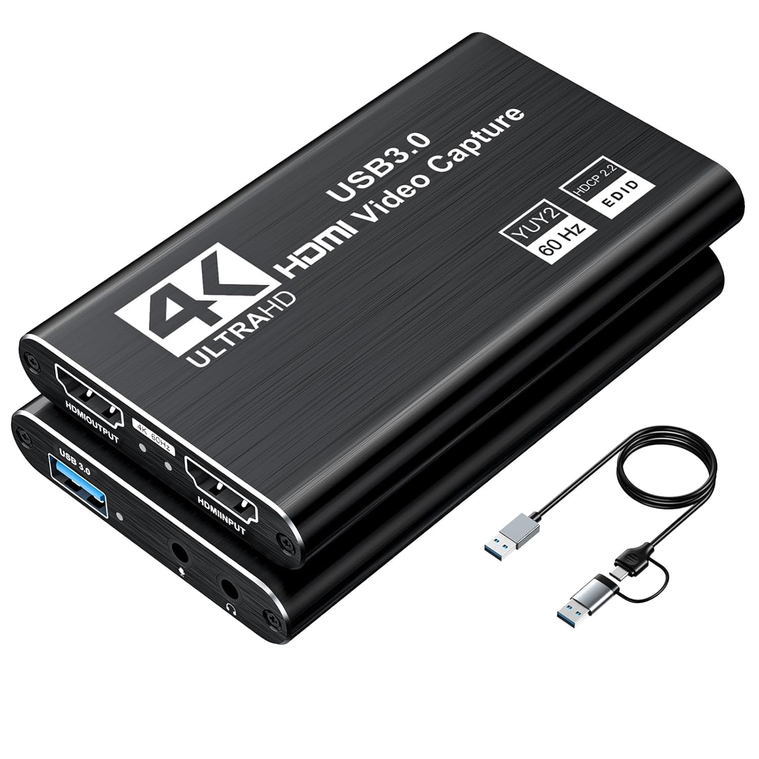 SANCY Video Capture Card USB 3.0 HDMI to USB, 4K Loop-Out Game Capture Card, 1080P 60FPS / 2K 30FPS HDMI Capture Device for OBS Streaming, PS5 Switch PC Laptop, Low Latency Video Recorder (Black)-image-37