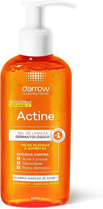 Darrow Actine Gel de Limpeza Facial 140g Menor preço em Darrow Actine Gel de Limpeza Facial 140g