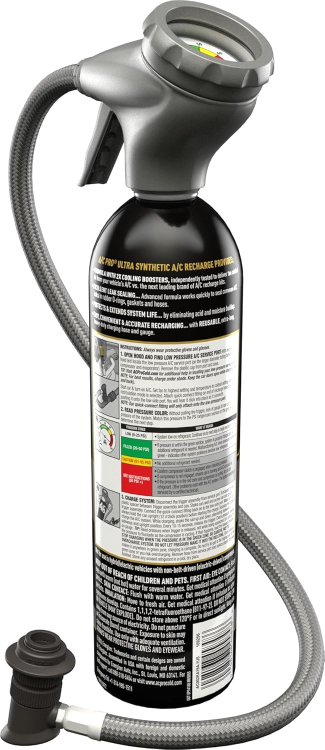 A/C Pro Ultra Synthetic A/C Recharge Kit, 18oz