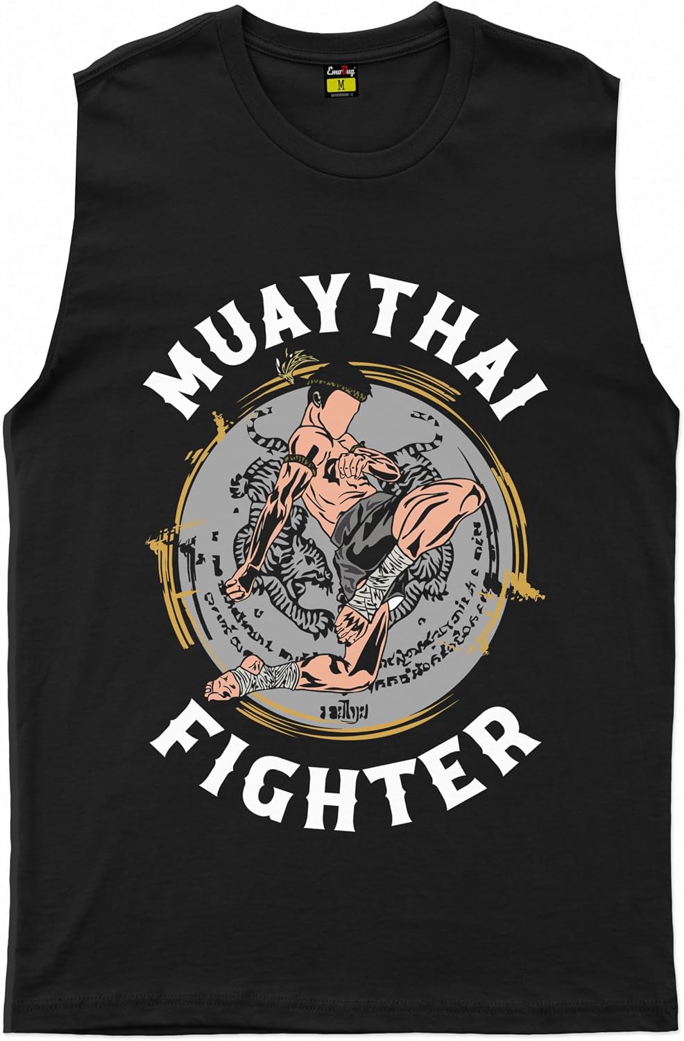 Muay Thai Sleeveless for Men Authentic Thai Boxing Training Clothes