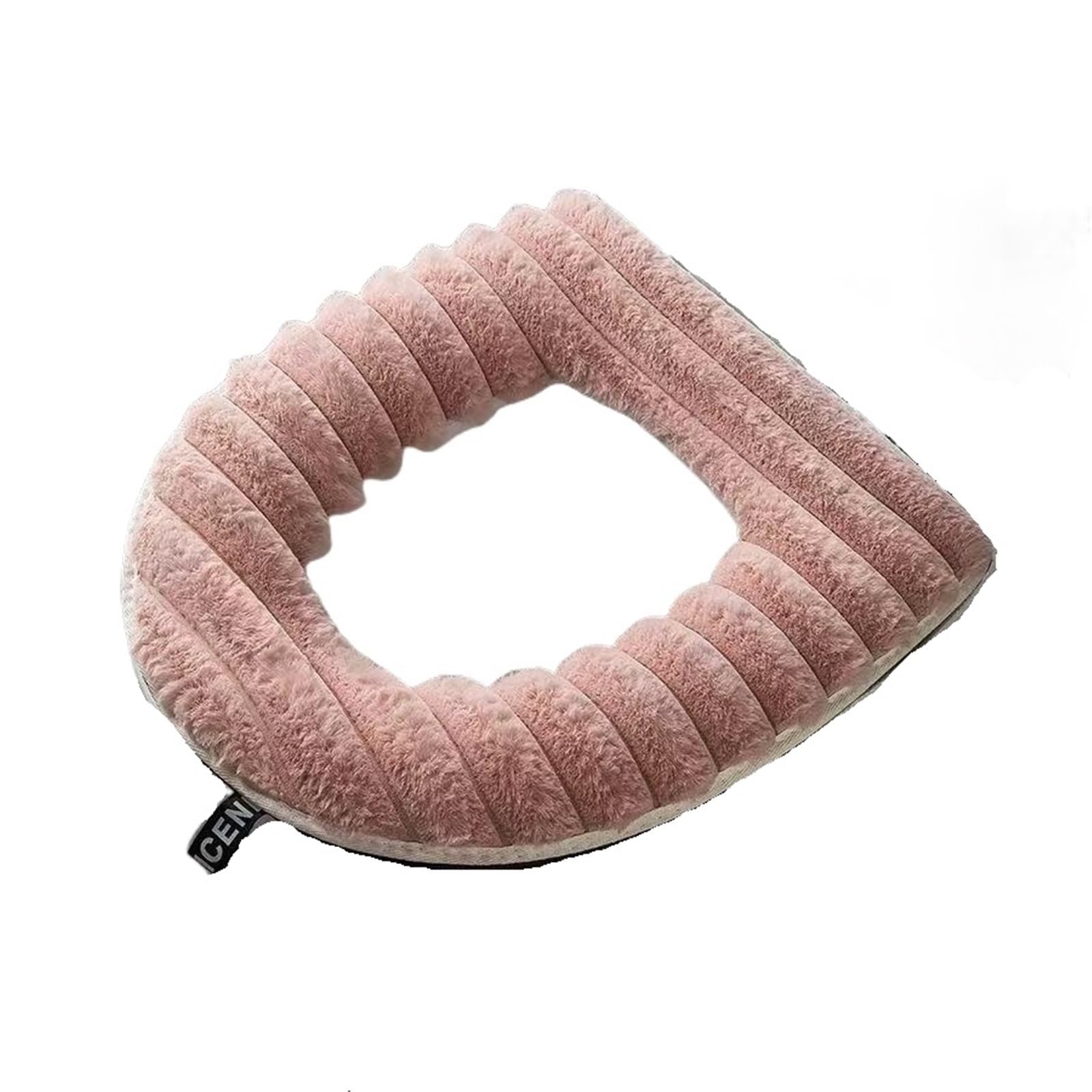 Couvre-sièges de toilettes rose coussin wc épais et chaud pour cuvette hivernale
