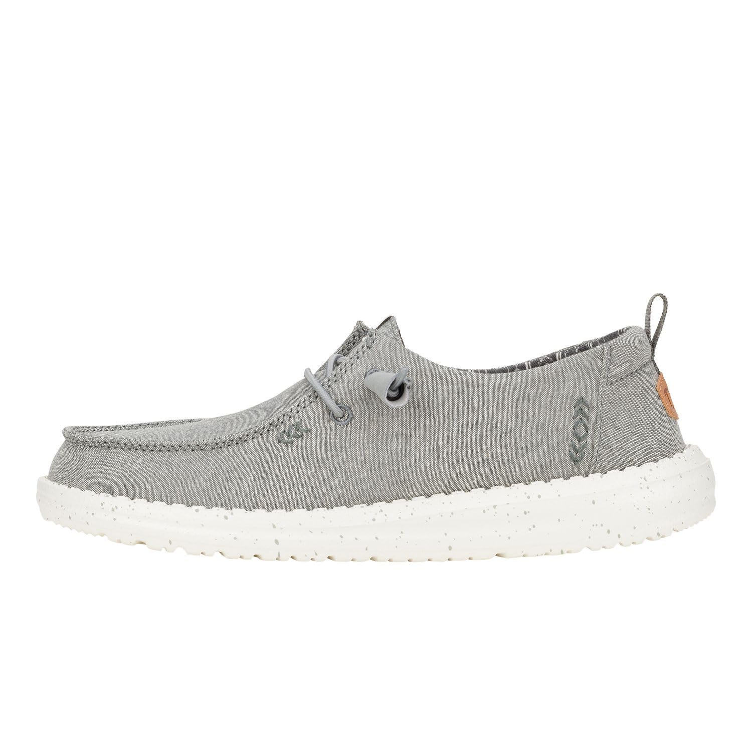 Shoes Hey Dude Chambray Light Grey Desertcart Logo