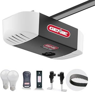 Genie Stealth 500 Ultra-Quiet Belt Drive Garage Door Opener with Safety Sensors