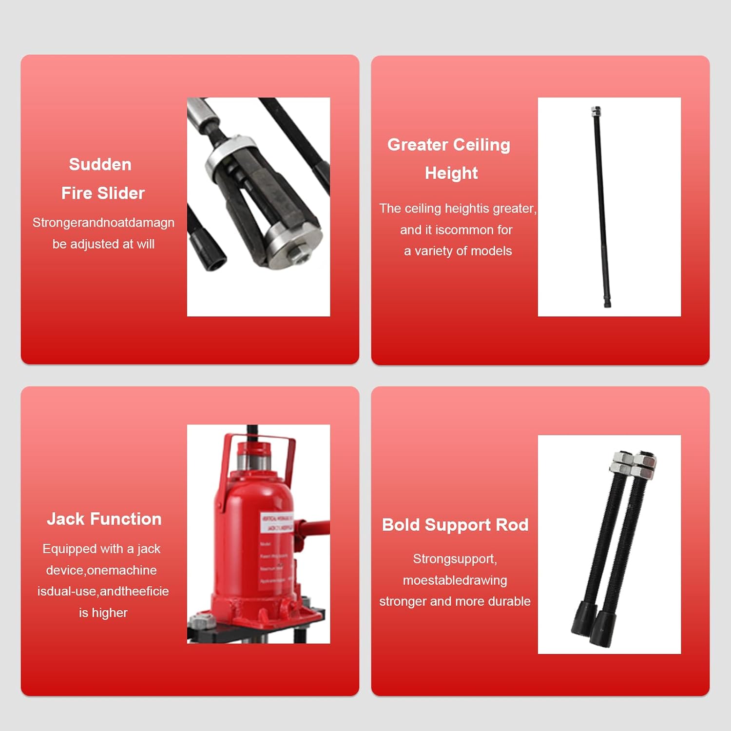 20T Hydraulic Cylinder Liner Puller, Universal Hydraulic Cylinder Puller Wet and Dry Cylinder for Diameter 80-140mm, Universal Hydraulic Cylinder Repair Tools Set for Auto Repair