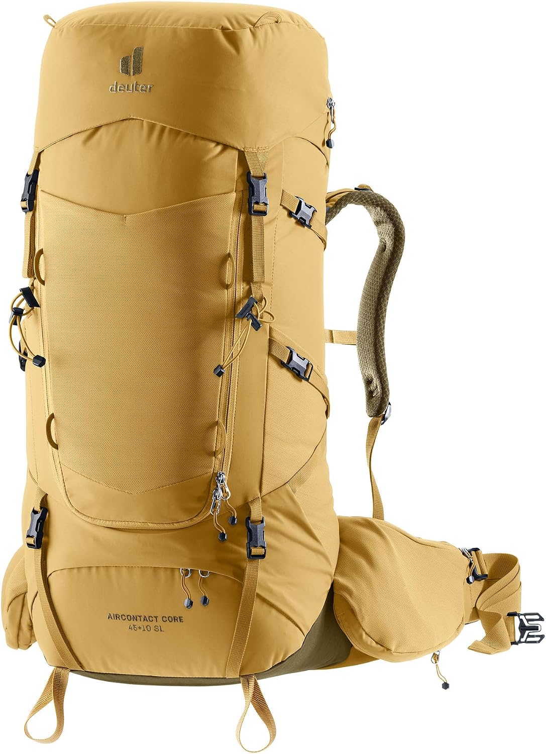Deuter Women’s Aircontact Core 45 + 10L SL, Technical Multi-Day Backpacking - Grove-Ivy