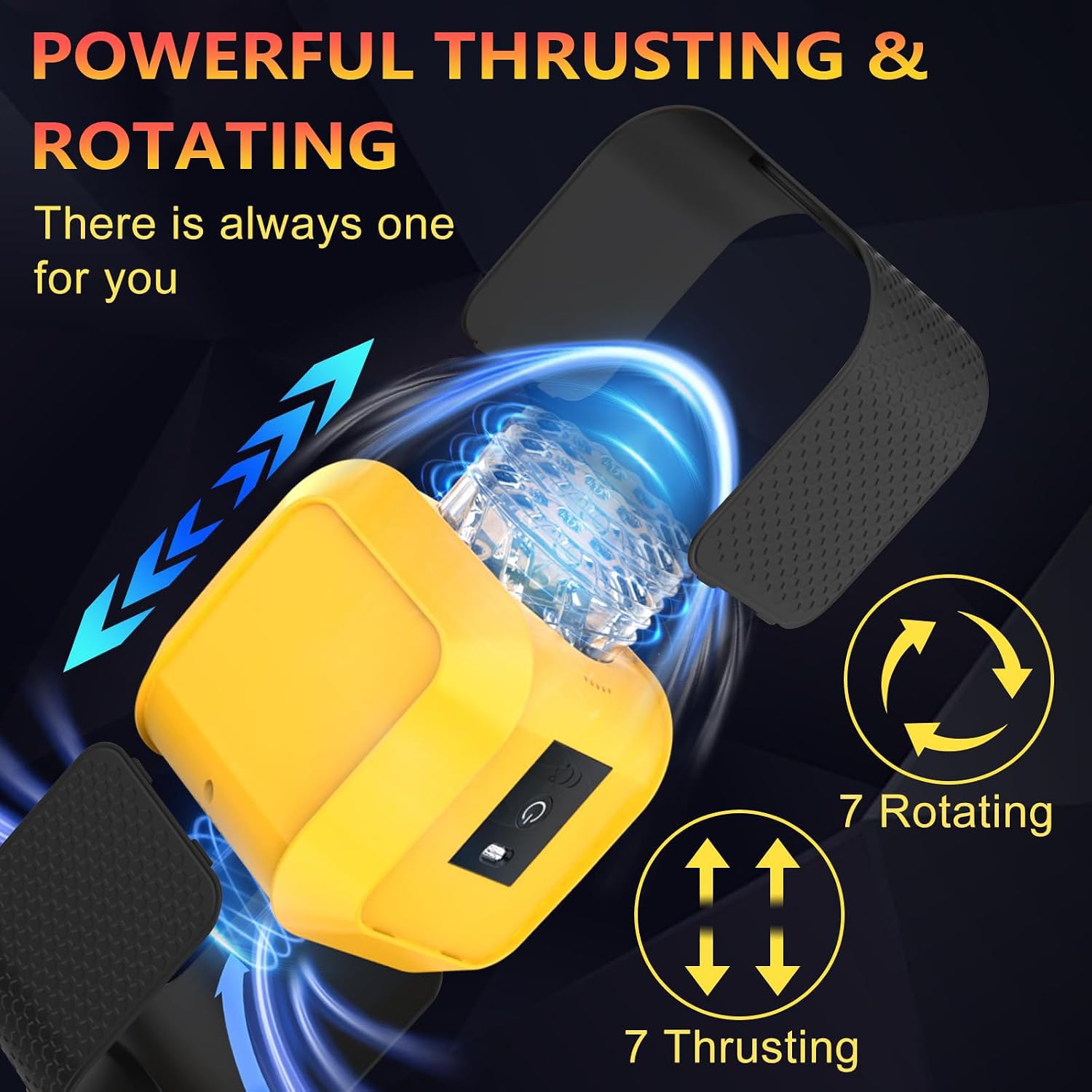 Male masturbators Cup Adult Toys Sex Toys for Men Sex Toy Multi-Angle Exploration Hands FreeMasturbators Stroker Male Masturbator Sex Toy for Men Handy Cleaning Kit Adult Toy Cleaner