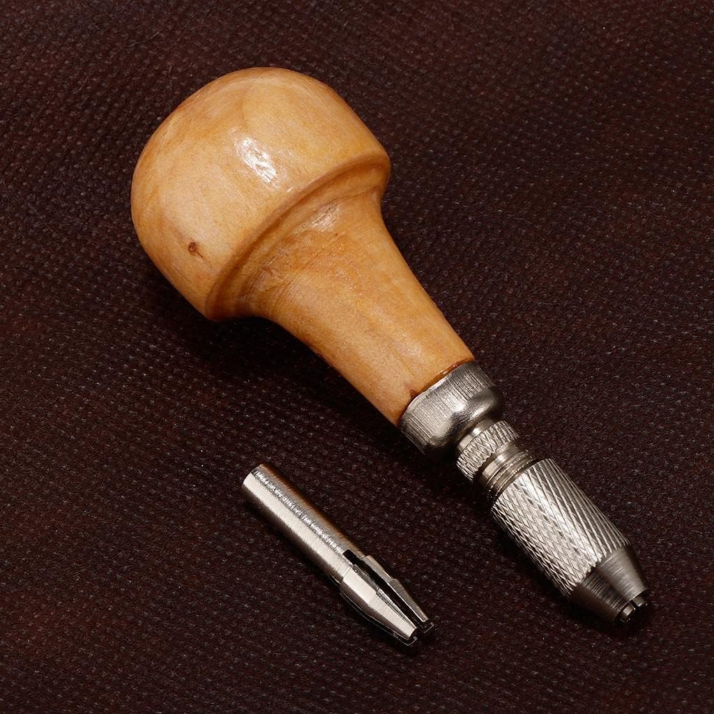 2 Sets of Jewelers Pin Vise Vice Bead Drills with Wood