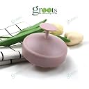 Groots Scalp Massager Shampoo Brush, Hair Scalp Scrubber, Scalp Exfoliator for Dandruff Removal, Soft Silicon Bristles, Prevents Hair Loss for Men, Women (premuim black) gallery image