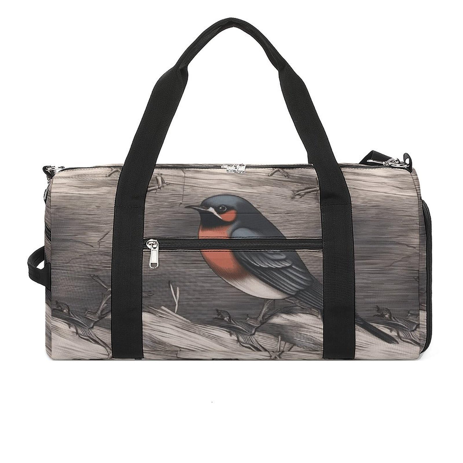 Sac de gym et sport avec compartiments hirondelle grange graphite - 8