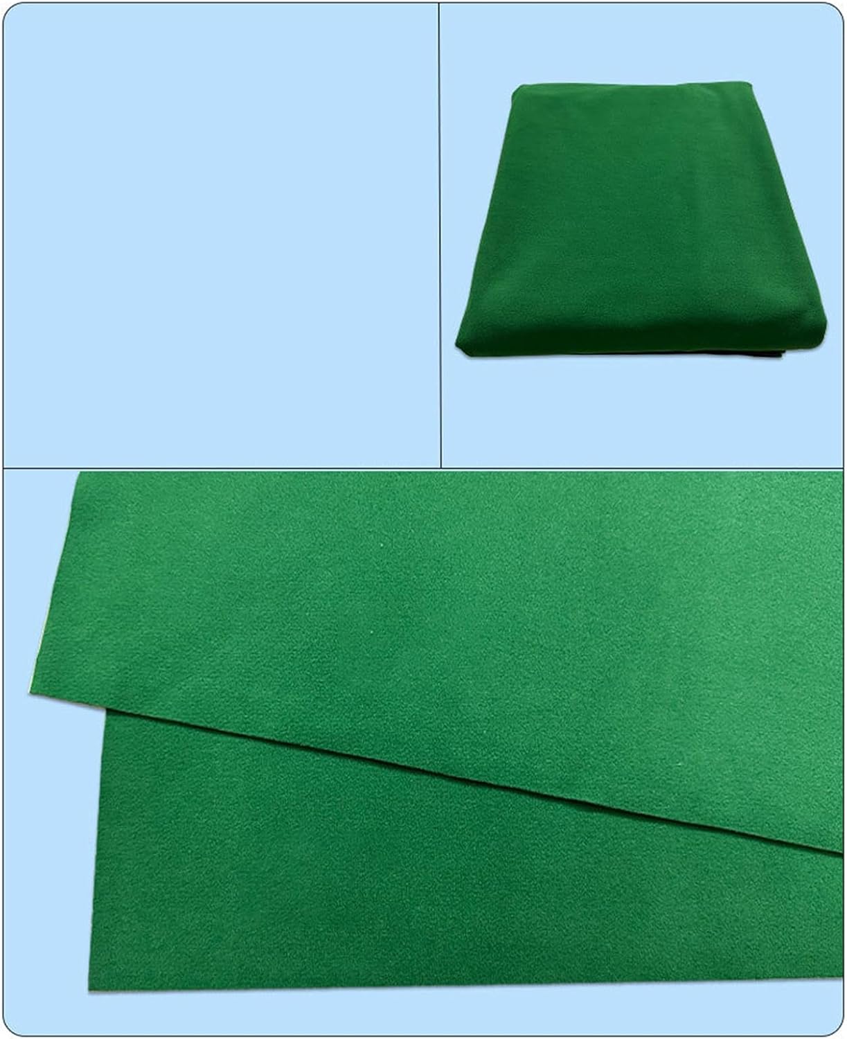 Billiard Table Cloth Pool Table Replacement Kit,Multifunctional,Gifts 9ft x 5 ft Accessories Green for,Game Room Home