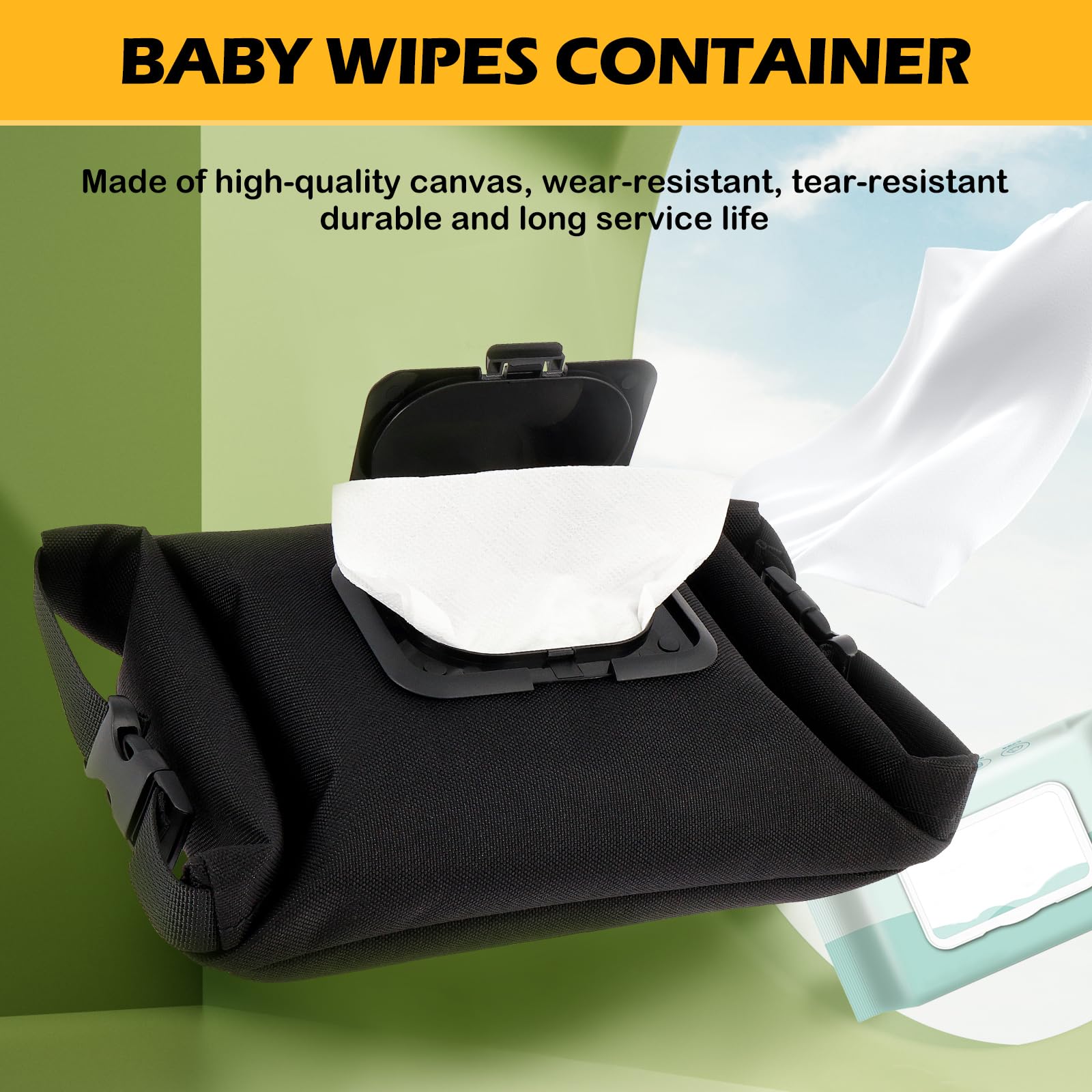 Dispenser Di Salviette Umidificate Portatili Per Bambini, Porta