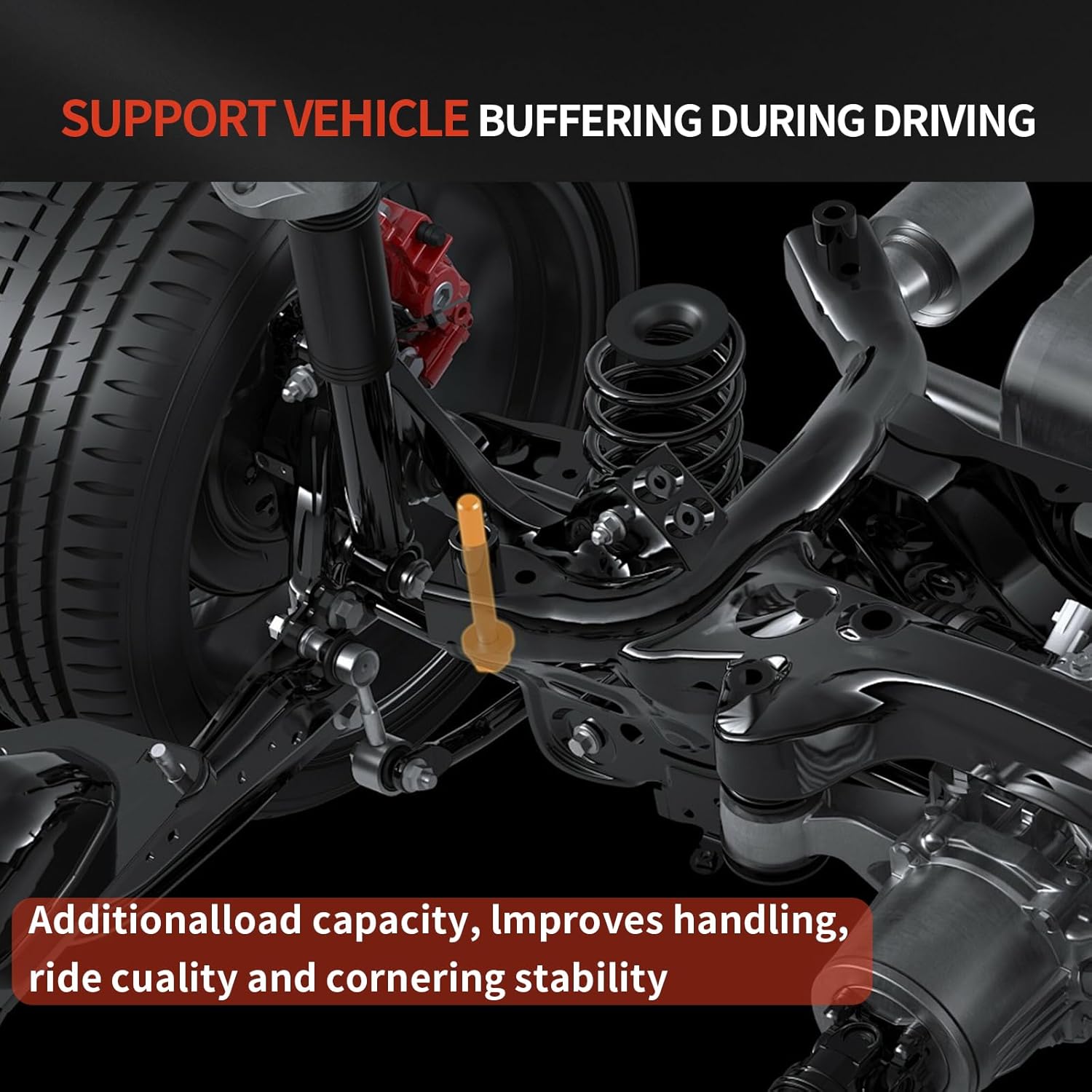 Front Left & Right Suspension Coil Spring Set Compatible with Wrangler 2007-2011 3.8L V6 & Wrangler 2012-2017 3.6L V6, Replace# 81220 52126315AC 52126316AC 52126317AC 52126318AC 52126315AB