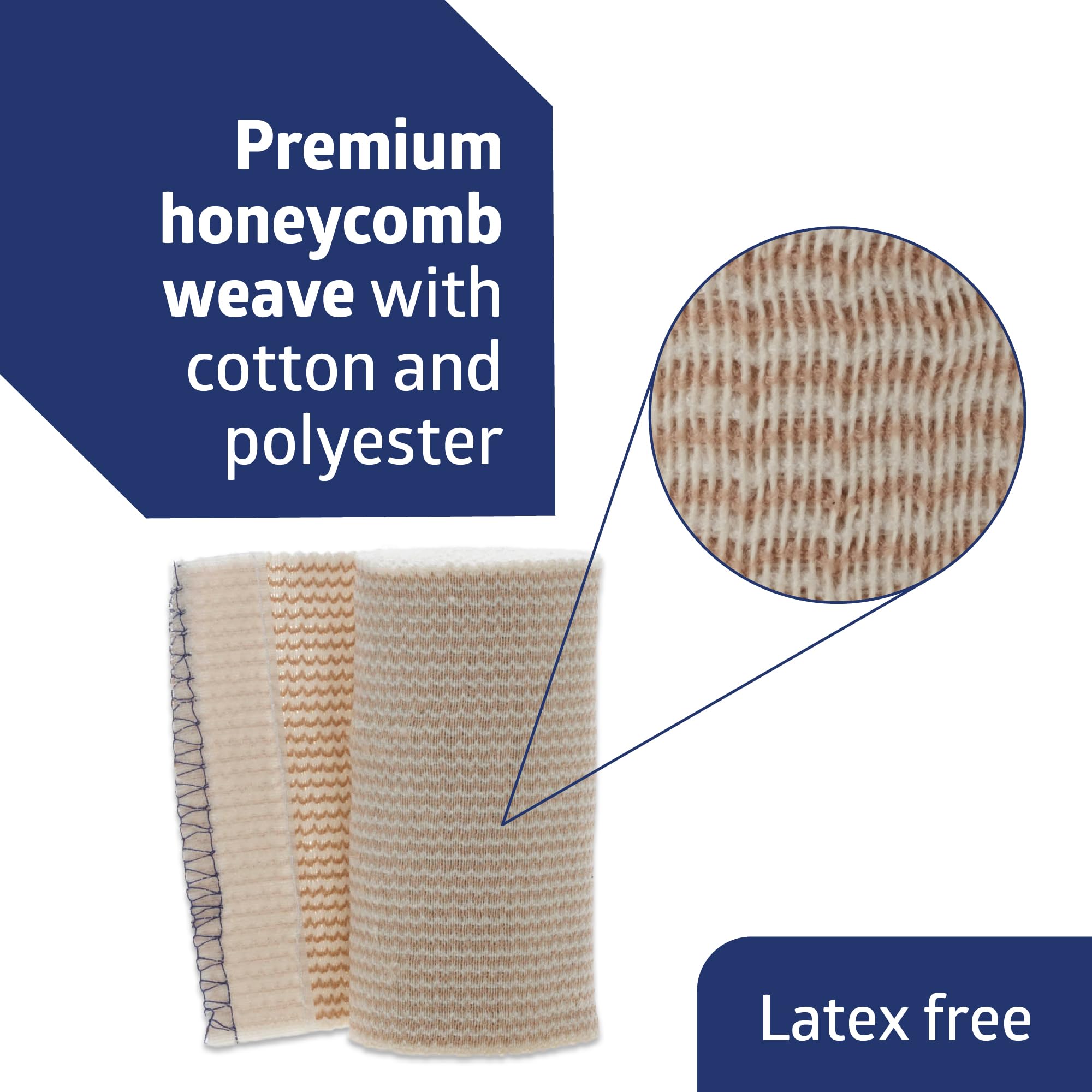 Medline Sterile Matrix Wrap Elastic Bandage, Medium Compression, 4" x 5 yd., 20 Count — Amazon image 2