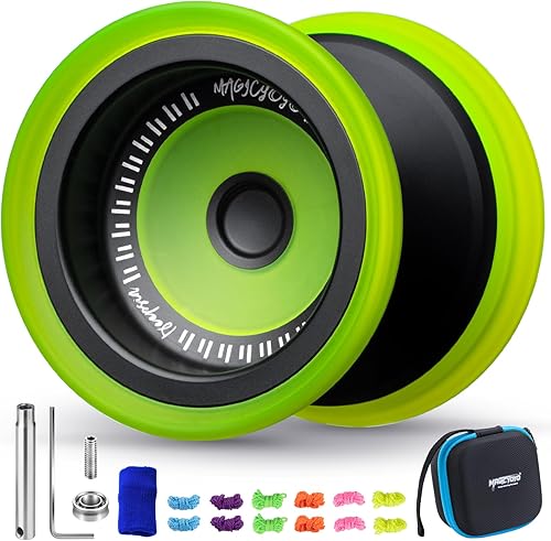 MAGICYOYO V13 DEEPSPIN Yoyo bimaterial para niños de 8 a 12 años y adultos, Yoyo profesional de doble propósito para todos los niveles de habilidad,