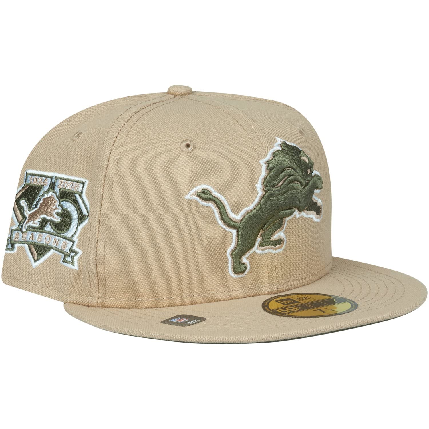 New Era 59Fifty - Berretto Anniversary NFL Teams, colore: Beige