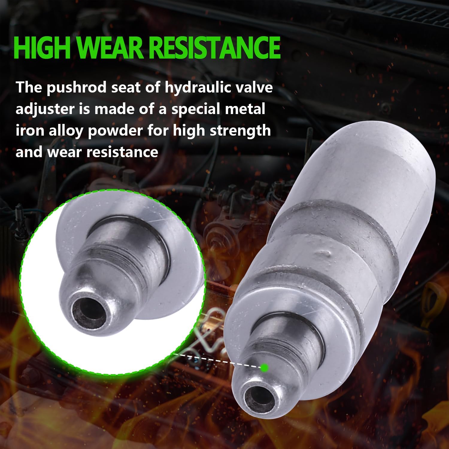 SCITOO 16PACK JB-2271 Hydraulic Tappet Lifter Replacement for Ford Crown Victoria for Ford E-150 Econoline for Ford E-150 Econoline Club Wagon 2003-2010 for Ford E-150 Lifters