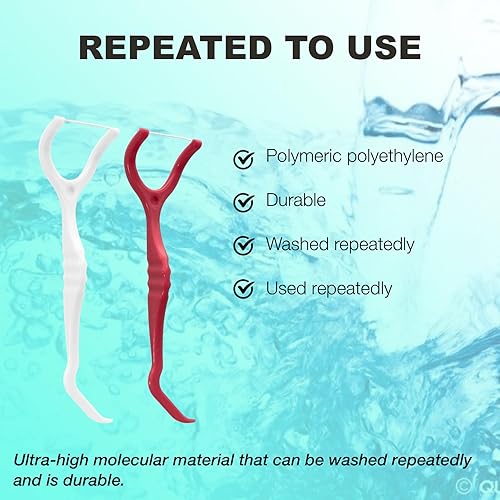 Miniatura 3 de Varilla de hilo dental molar, más conveniente para limpiar los dientes posteriores, palitos de hilo dental, púas de hilo dental, hilo dental,