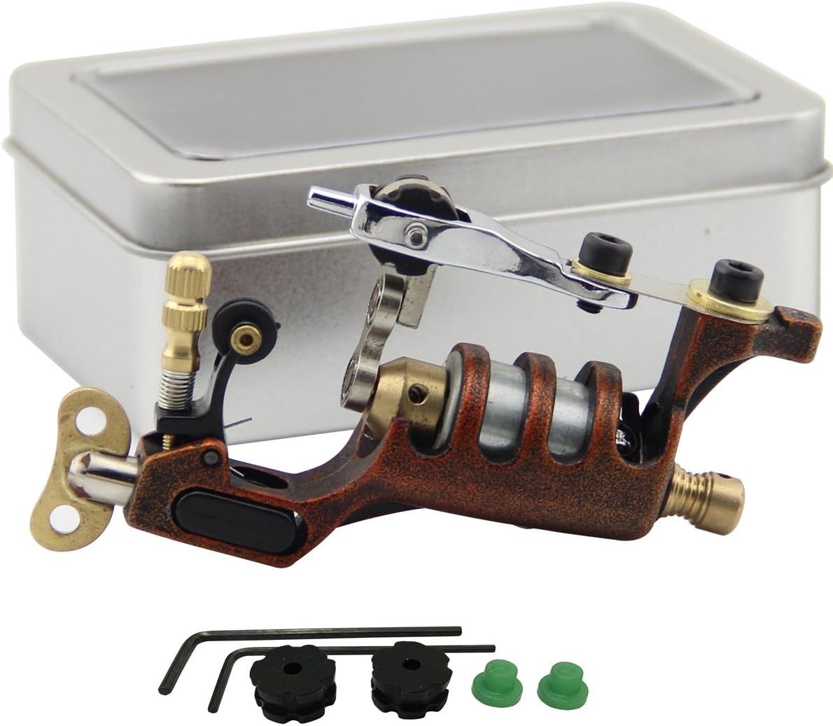 Rotary Tattoo Machine Body Art Beauty Machines Alloy Tattoo Motor Gun Rotarys Tatoo Machine Gun for Liner Shader Black Brown 2 Colors (Brown)
