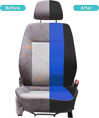 Miniatura 6 de FH Group - Juego completo de fundas de neopreno para asiento trasero dividido y delantero de respaldo bajo de autosedánSUV, de neopreno, ajuste