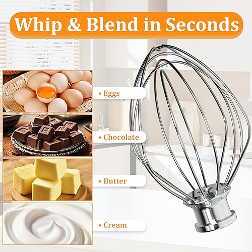 Miniatura 6 de Batidor de alambre 63227 para Hamilton Beach Wire Whisk Eclectrics para pieza de repuesto de mezclador de soporte totalmente metálico