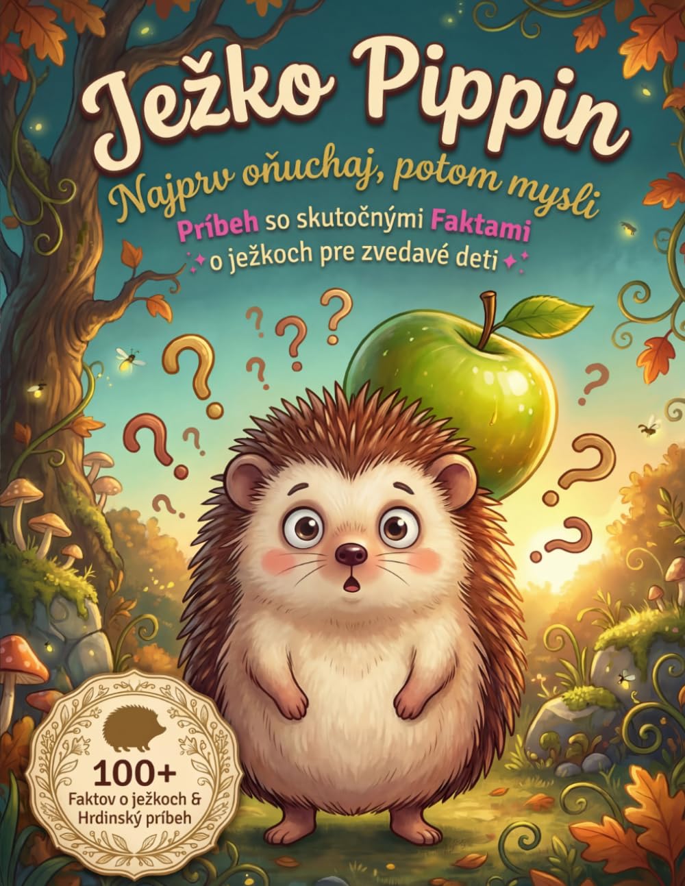 Ježko Pippin: Najprv oňuchaj, potom mysli: Príbeh o odvahe so skutočnými faktami o ježkoch pre zvedavé deti