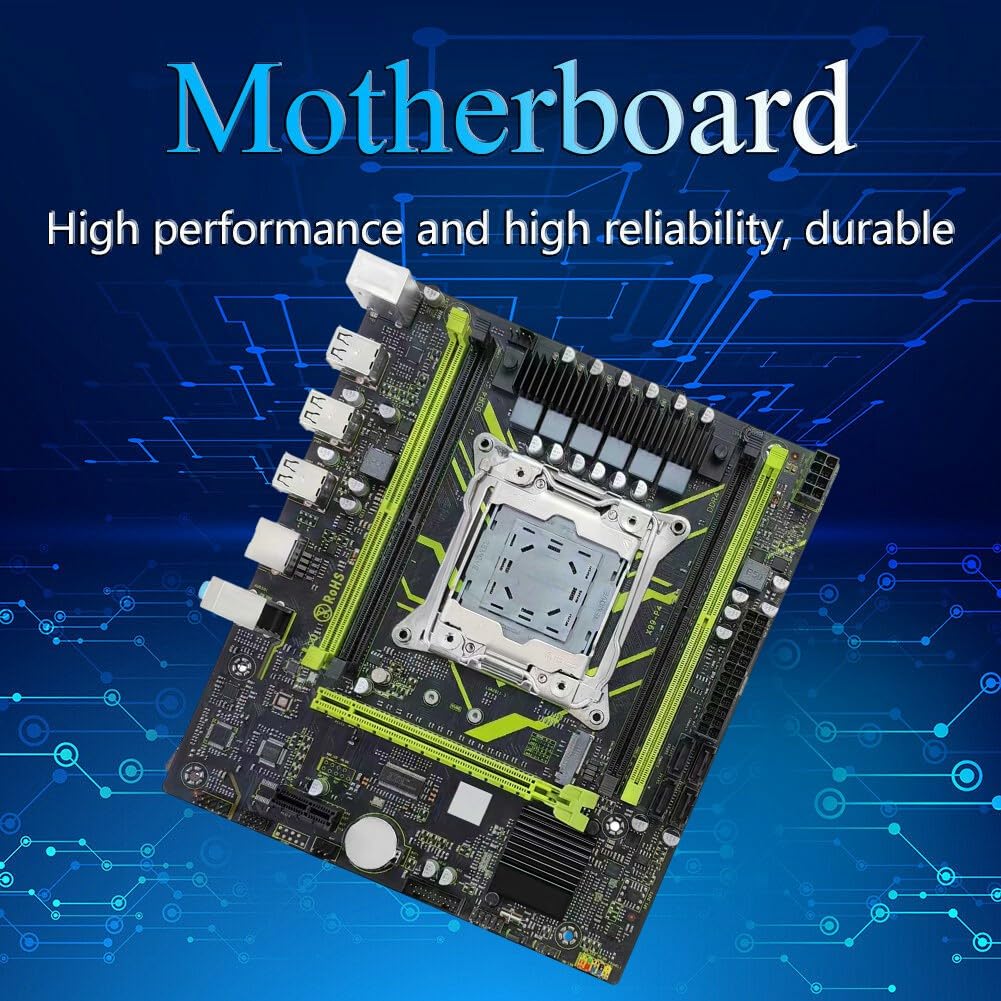 Zestaw Płyty Głównej X99 P4 z Chipsetem LGA2011 H55, Gigabitowym Ethernetem, Płytą Główną do Gier X99 DDR4 Ze Slotami M.2 NVME/NGFF