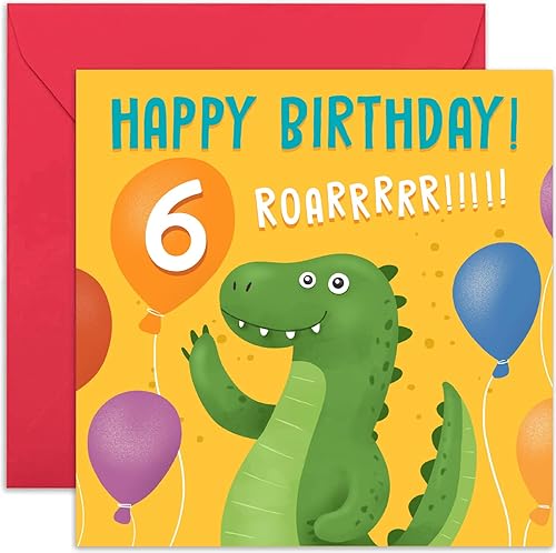 Miniatura 8 de Tarjeta de cumpleaños de dinosaurio para niño o niña, tarjeta de primer cumpleaños para niños, tarjeta de primer cumpleaños de T Rex, tarjeta de