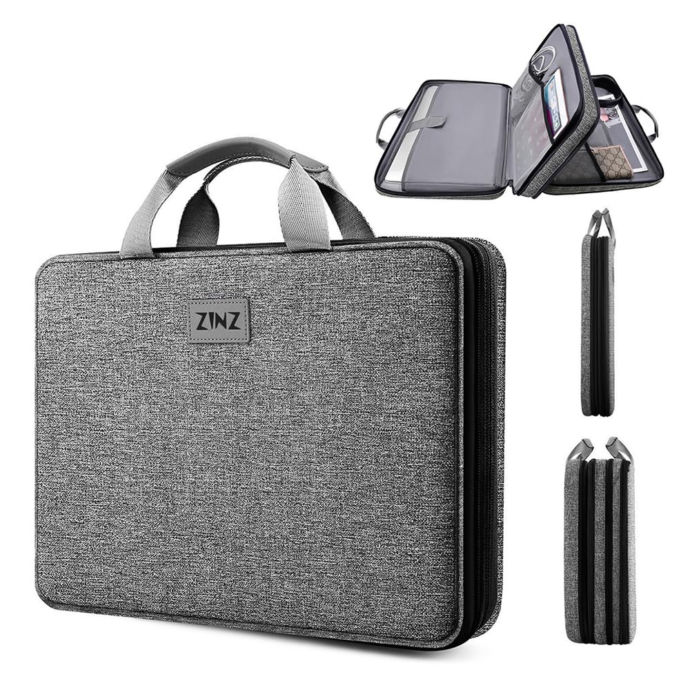 Amazon.co.jp: ZINZ パソコンケース 薄型 可変容量 PC バッグ 撥水加工