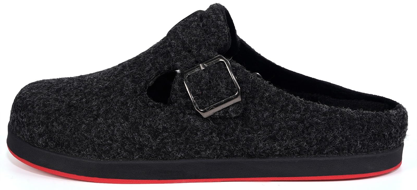 Sisttke Pantofole Donna Uomo Ciabatte in Feltro Unisex Slippers Invernali Chiuse con Plantare Intercambiabile