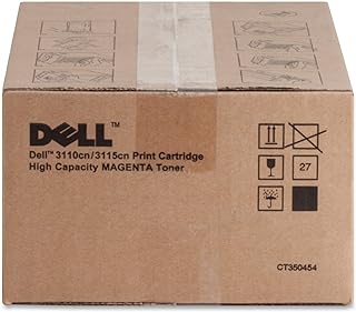 Dell RF013 Color Laser Printer 3110cn 3115cn Toner Cartridge (Magenta) in Retail Packaging