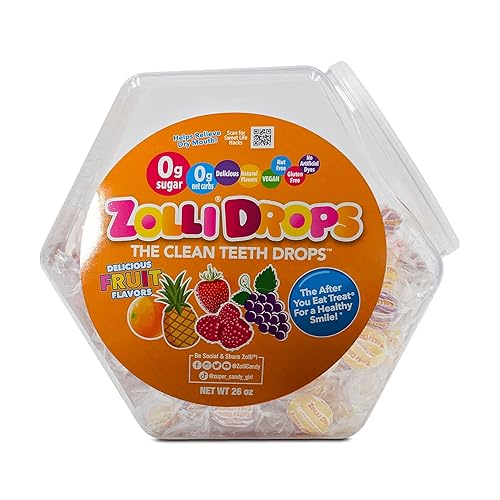 Zolli Drops Frutas Veganas KETO Sin Alergias Sin Azúcar 29oz