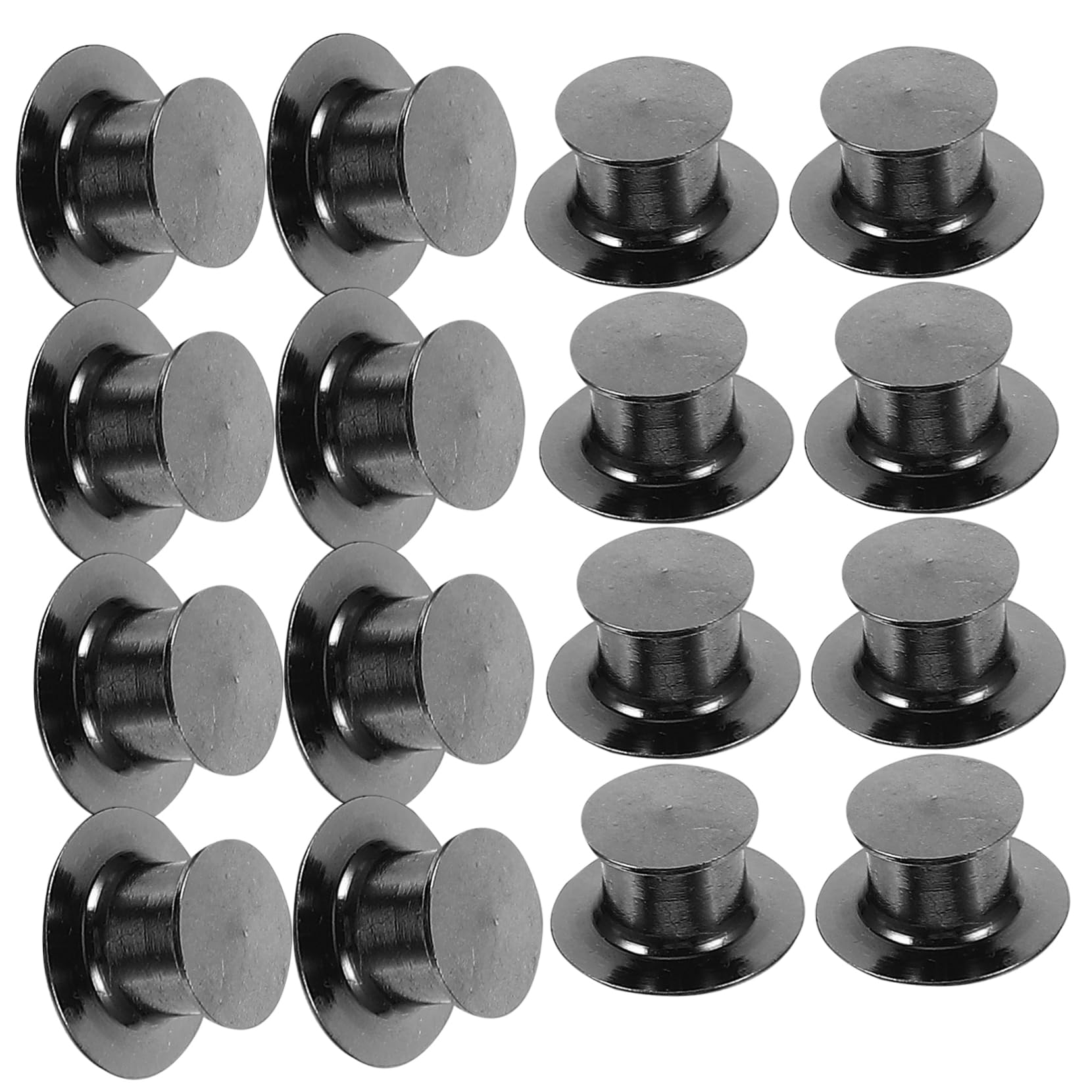 SHINEOFI 4 Scatole Di Ganci A Scatto Con Perni Di Bloccaggio Per Spille Distintivi Gioielli Mini Porta Spille Di Sicurezza Leggeri E Portatili