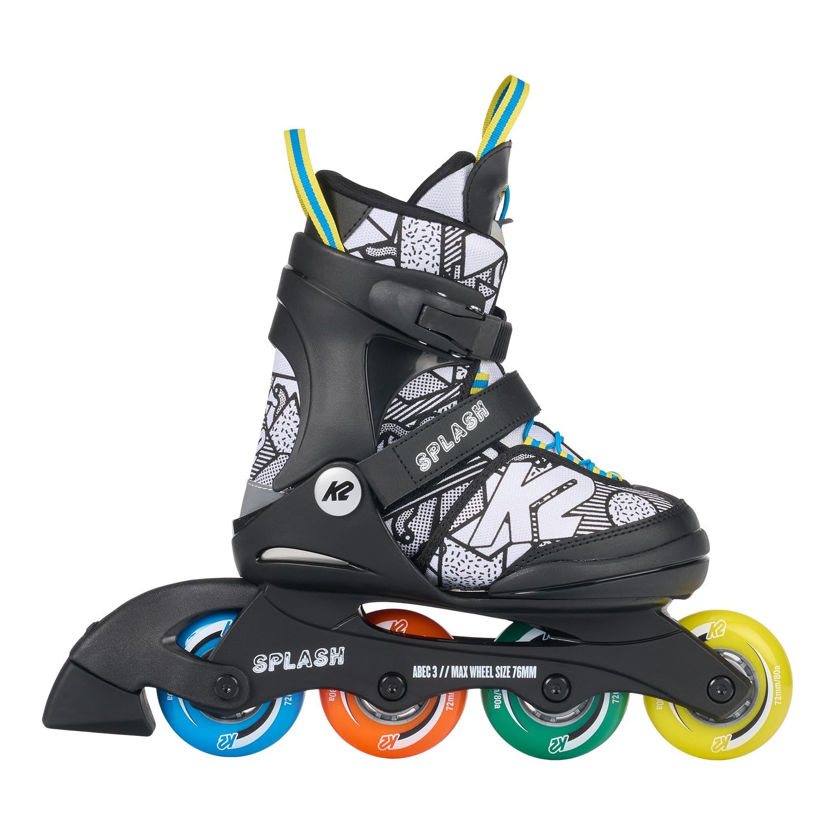 K2 Splash Youth Adjustable Inline Skates - Multi / 4-8 : Amazon.ca