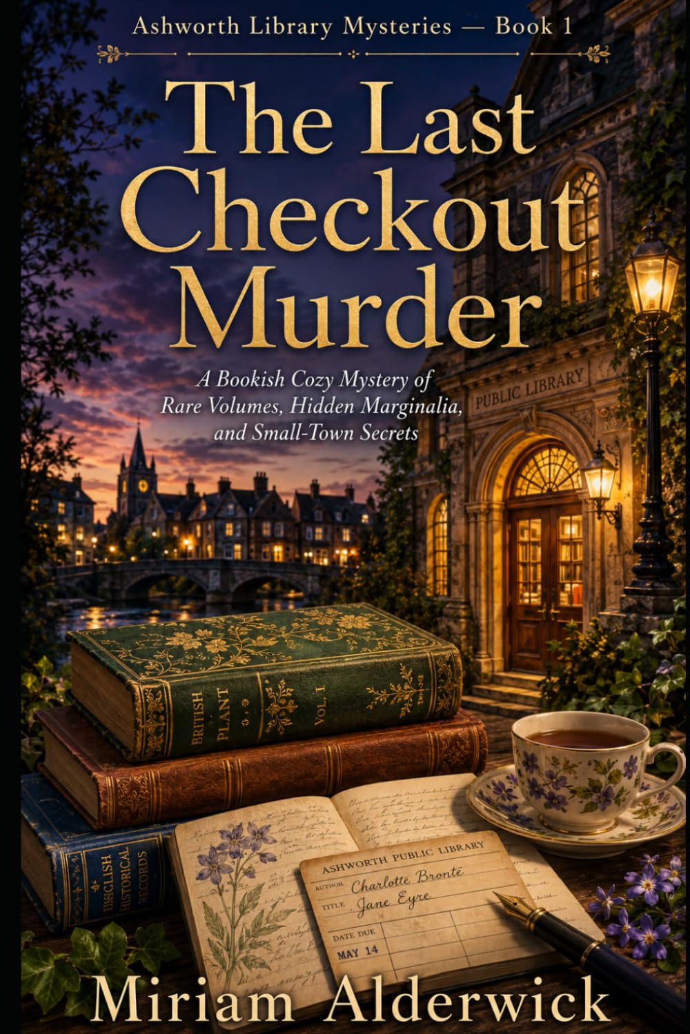 The Last Checkout Murder: A Bookish Cozy Mystery of Rare Volumes, Hidden Marginalia, and Small-Town Secrets (Ashworth Library Mysteries)