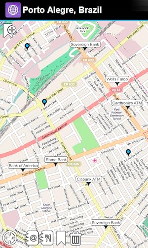 Porto Alegre, Brasil Offline Mapa - Smart Sulutions