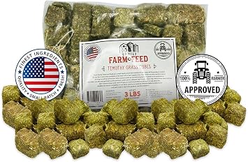 | Timothy Grass Food | Small Pet | Young and Adult | Cubes | 3 Pounds