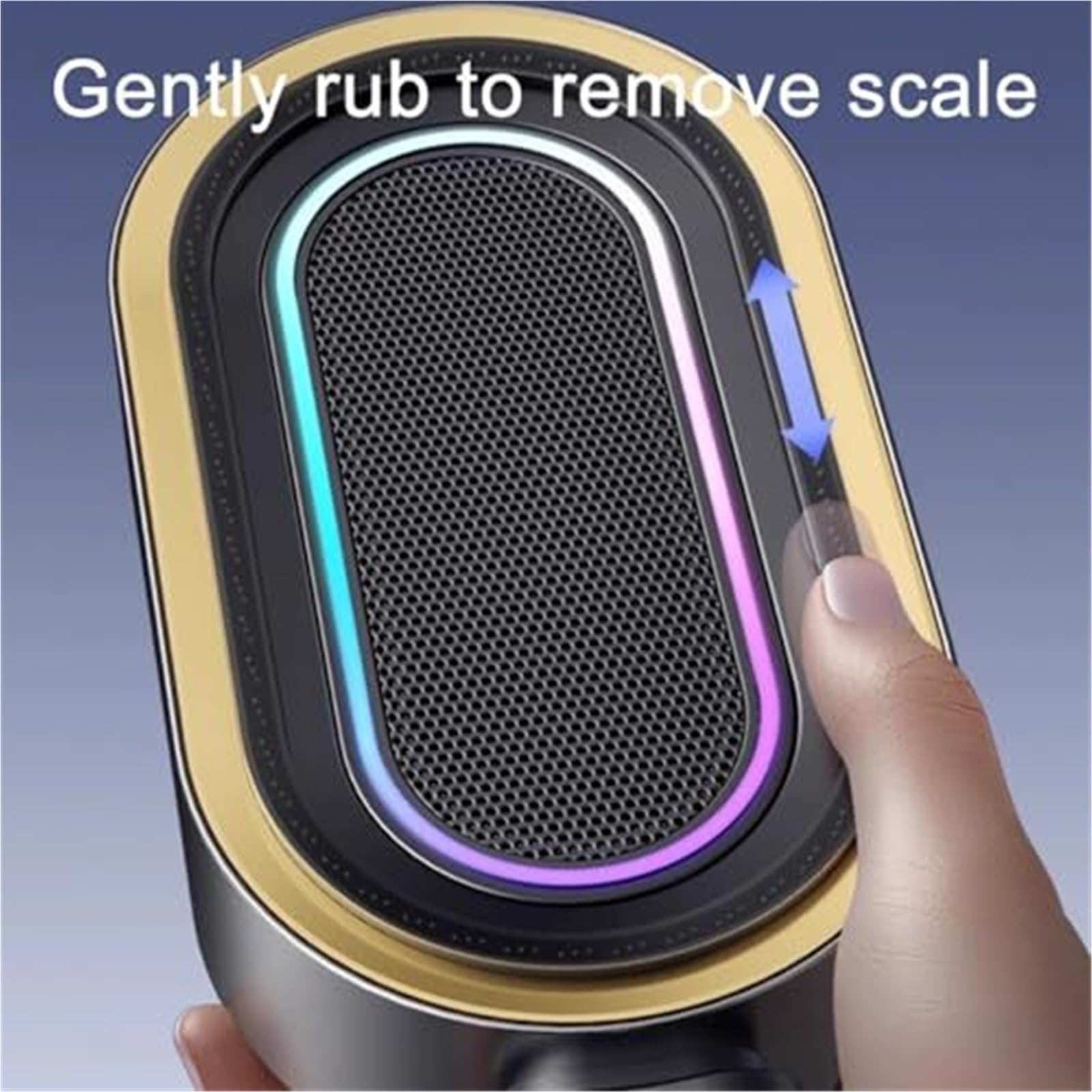 Głośnik prysznicowy Bluetooth z wodoodpornym mikrofonem i głowicą prysznicową LED - System karaoke zmieniający kolor, odłączana wysokociśnieniowa głowica prysznicowa z długim czasem