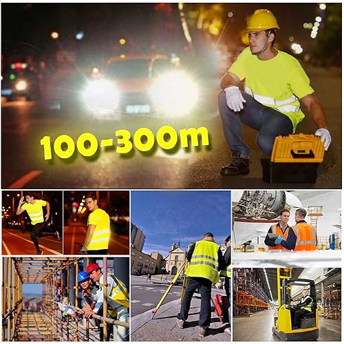 Miniatura 4 de Camisetas reflectantes de seguridad de alta visibilidad personalizan su logotipo