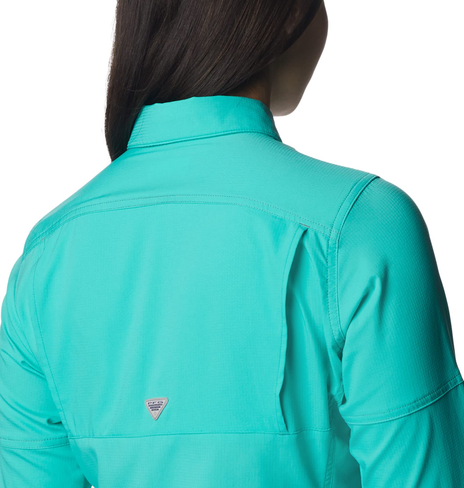 Columbia Tamiami II - Camicia Da Trekking A Maniche Lunghe Donna - Tessuto Ripstop Ultraleggero, Protezione Solare UPF 40, Colore Foglia Di Tè, Taglia XXL