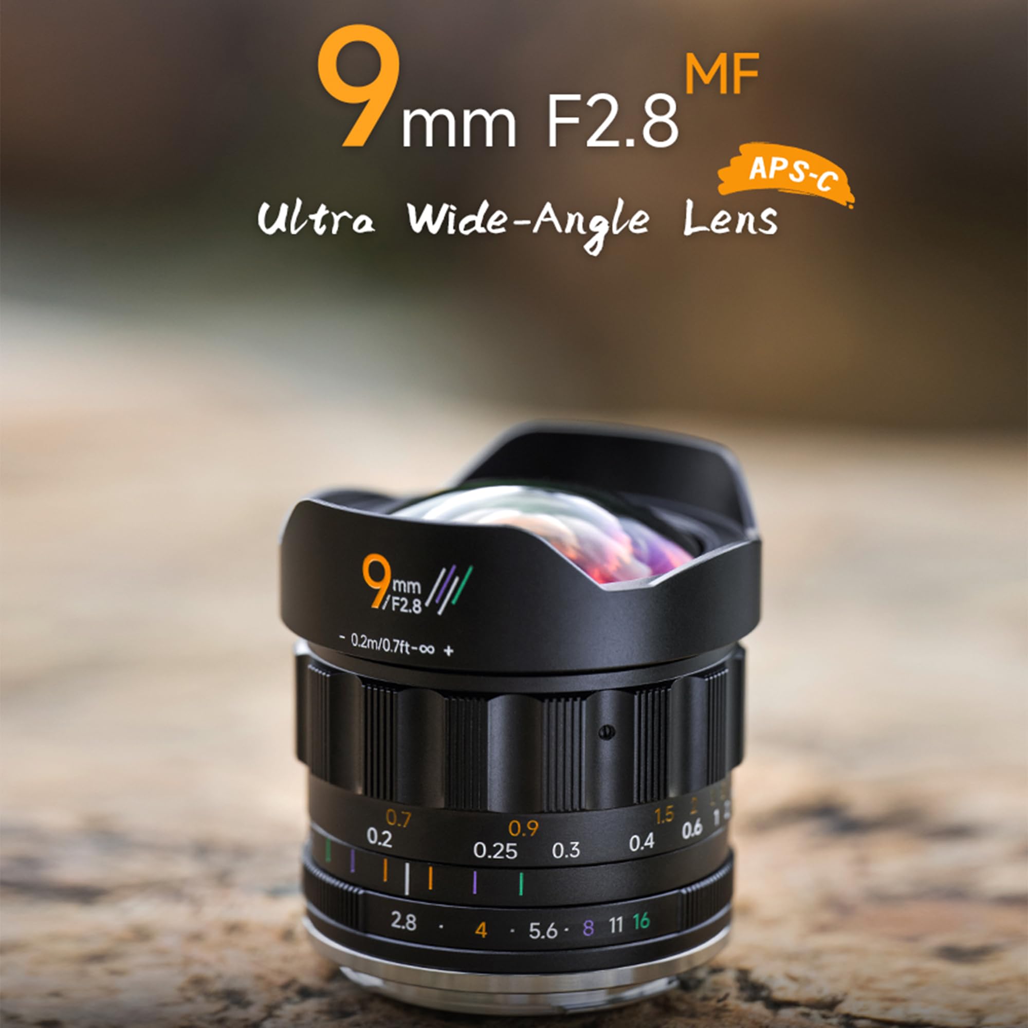 Amazon.com : AstrHori 9mm F2.8 Lens APS-C Ultra-Wide Manual Focus