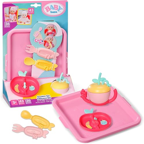 BABY BORN TABLEWARE SET