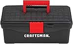 CRAFTSMAN Tool Box, Lockable, 13 in., Red/Black (CMST13004)