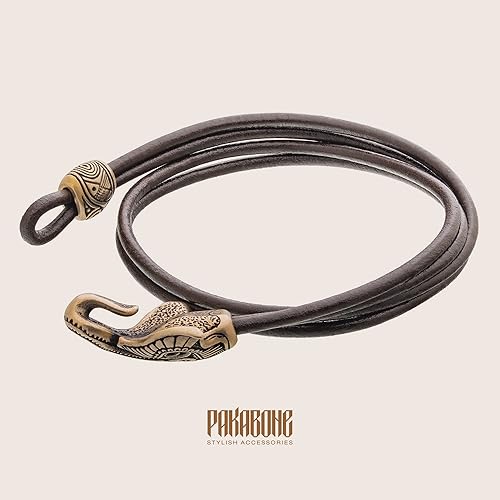 Miniatura 2 de Pulsera maorí del océano con pulsera de mantarrayas con peces de patín regalo para hombres y mujeres él, joyería tribal náutica polinesia